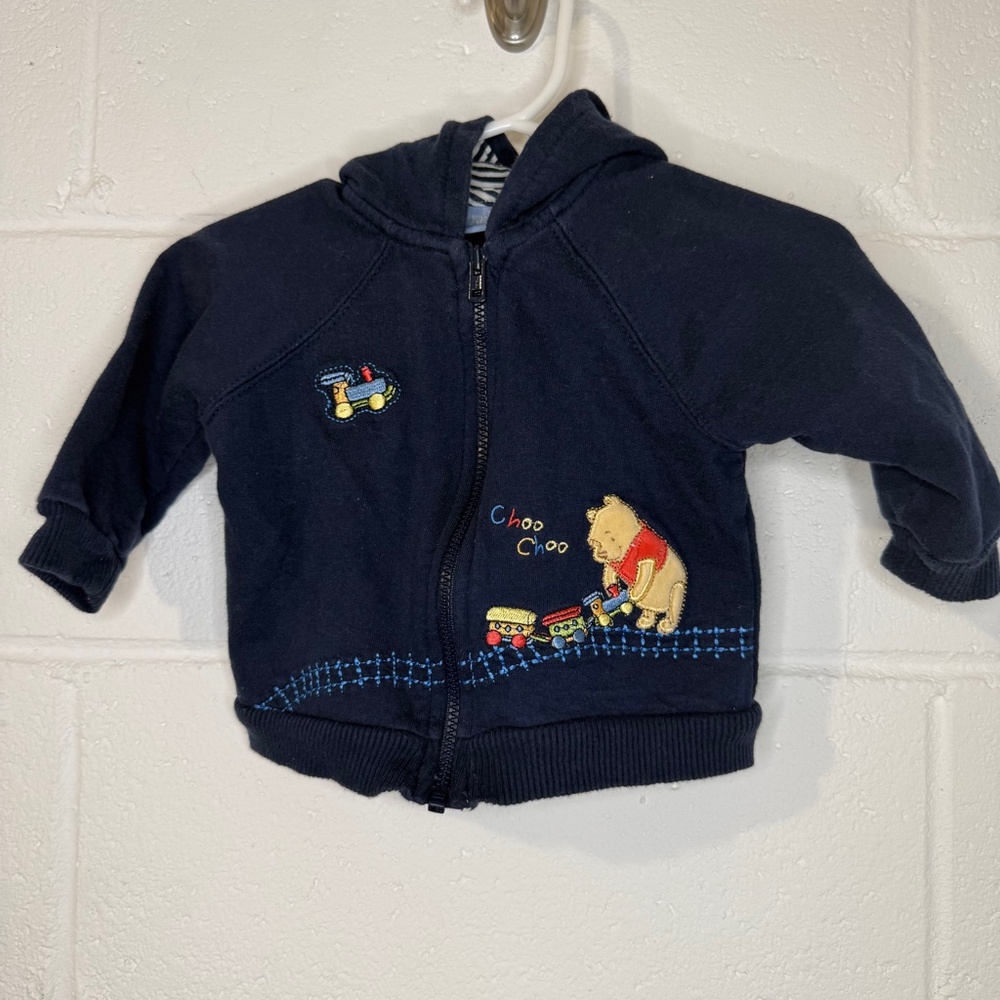 The Wonderful World of Disney Winnie The Pooh Navy Hoodie Jacket
